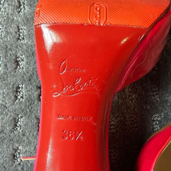 Christian Louboutin Claudia D'Orsay Pumps Patent Leather - Picture 13 of 13